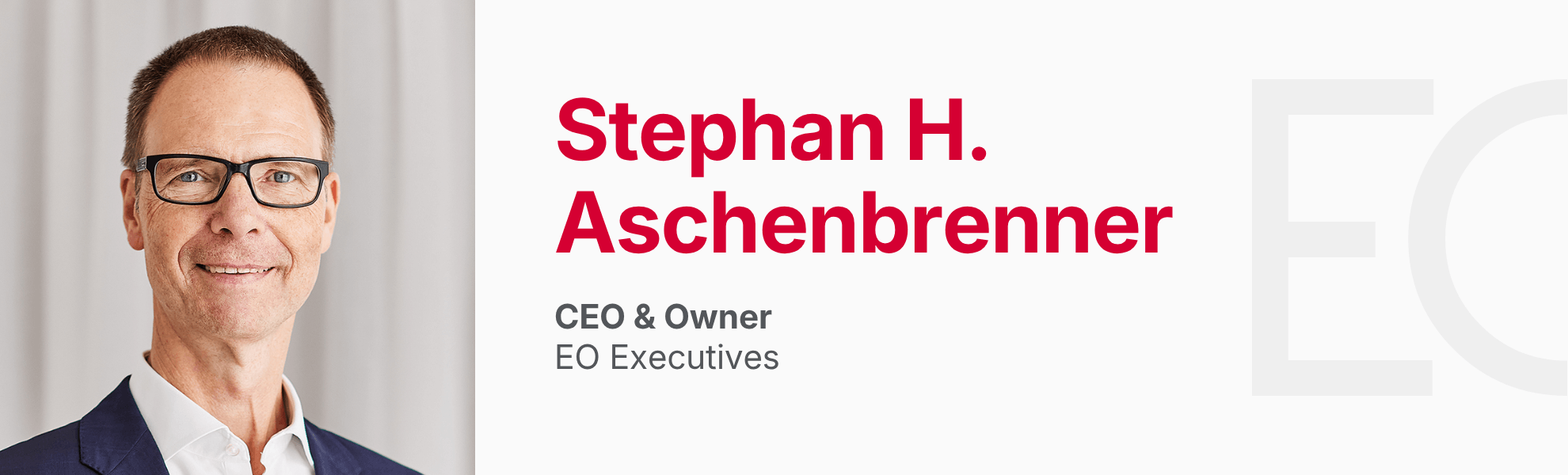 About Stephan H. Aschenbrenner