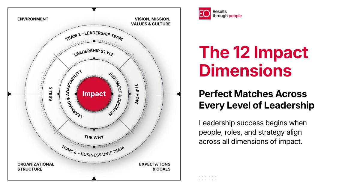 The 12 Impact Dimensions by EO Executives