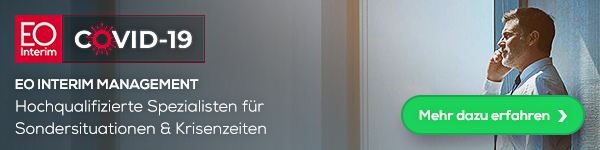 EO Interim Management - Hochqualifizierte Speazialisten für Sondersituationen und Krisenzeiten - Mehr dazu erfahren