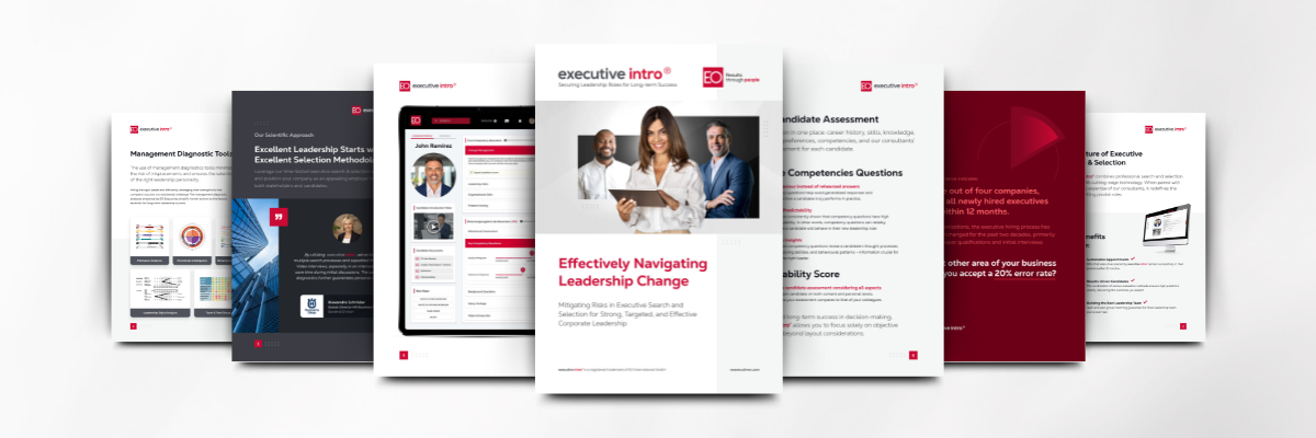 executive intro® – Securing Leadership Roles for Long-term Success