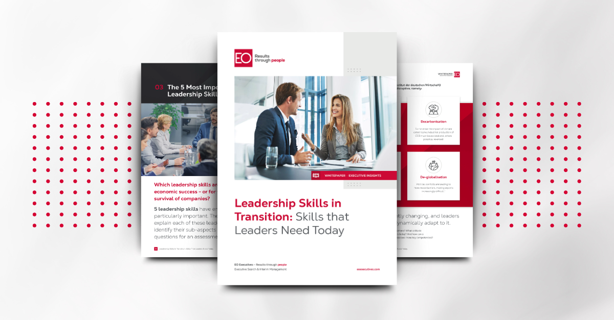 Whitepaper - Leadership Skills im Wandel: Fähigkeiten, die Führungskräfte heute brauchen Whitepaper - Leadership Skills im Wandel: Fähigkeiten, die Führungskräfte heute brauchen
