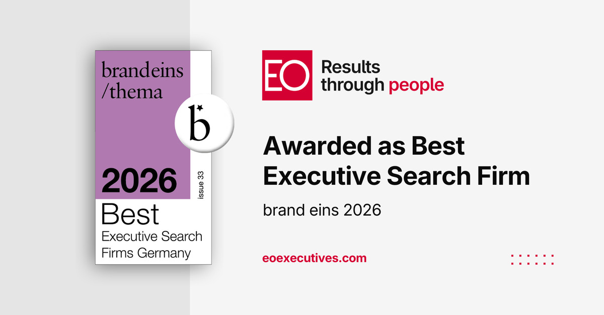 EO Executives Named Among Germany’s Best Executive Search Firms 2026