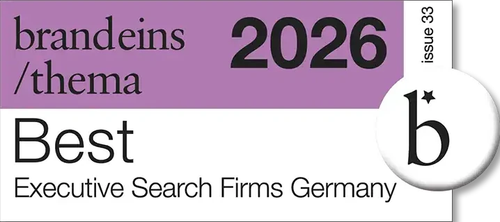 brand eins: Best Executive Search Firms Germany 2026